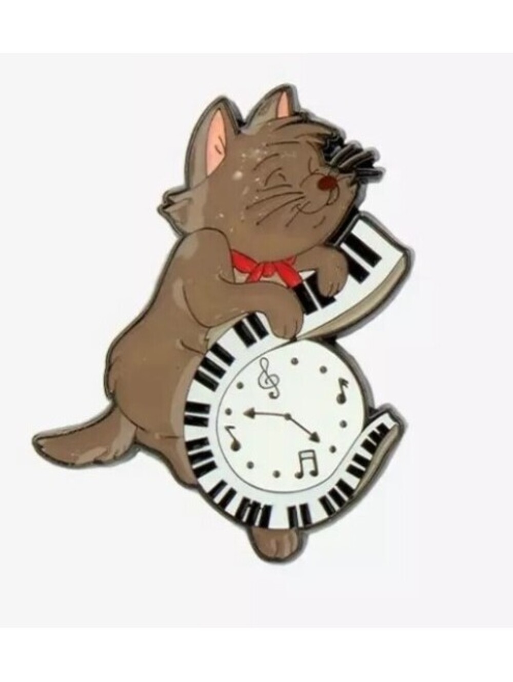 Disney Loungefly Cats Wall Clock Aristocats Berlioz Piano Cat Mystery Box Pin